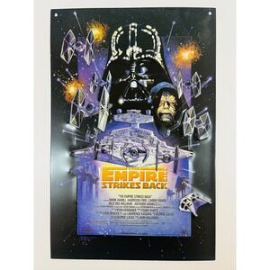 Star Wars Empire Strikes Embossed Metal Poster Nerdy Art Geek Gifts Sci-Fi